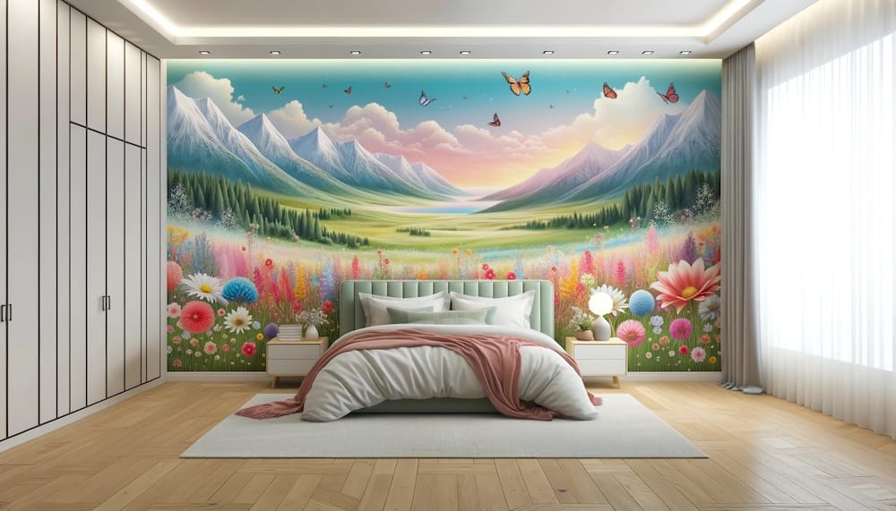 6+ Ý Tưởng Vẽ Tranh Tường Phòng Ngủ Khiến Bạn Muốn Thử Ngay! 11 6+ ý tưởng vẽ tranh tường phòng ngủ khiến bạn muốn thử ngay! 11