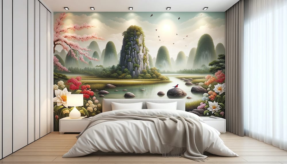 6+ Ý Tưởng Vẽ Tranh Tường Phòng Ngủ Khiến Bạn Muốn Thử Ngay! 2 6+ ý tưởng vẽ tranh tường phòng ngủ khiến bạn muốn thử ngay! 2